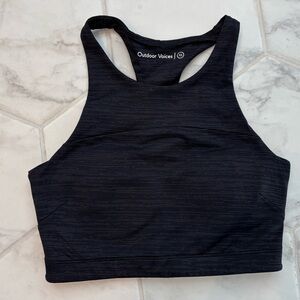 Outdoor Voices Black Sports Bra